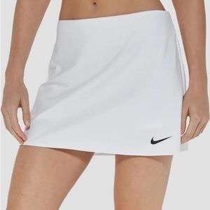 Nike Women’s Dri-fit Court Power Spin White Tennis Skirt